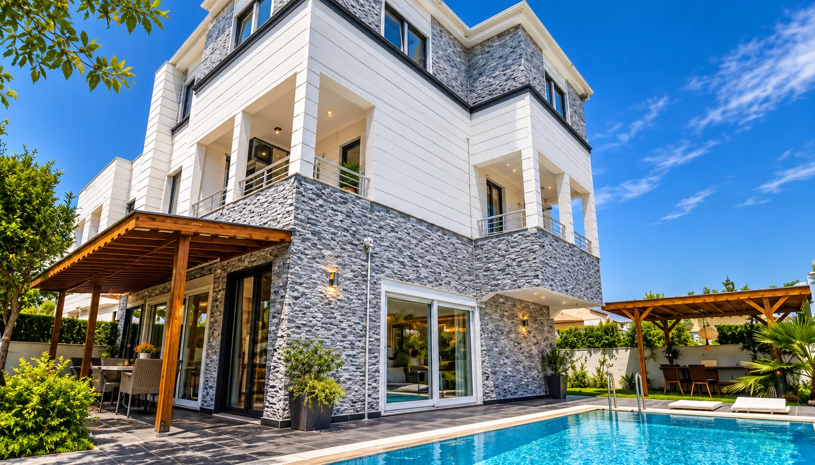 MODERN VILLA SAJÁT ÚSZÓMEDENCÉVEL
