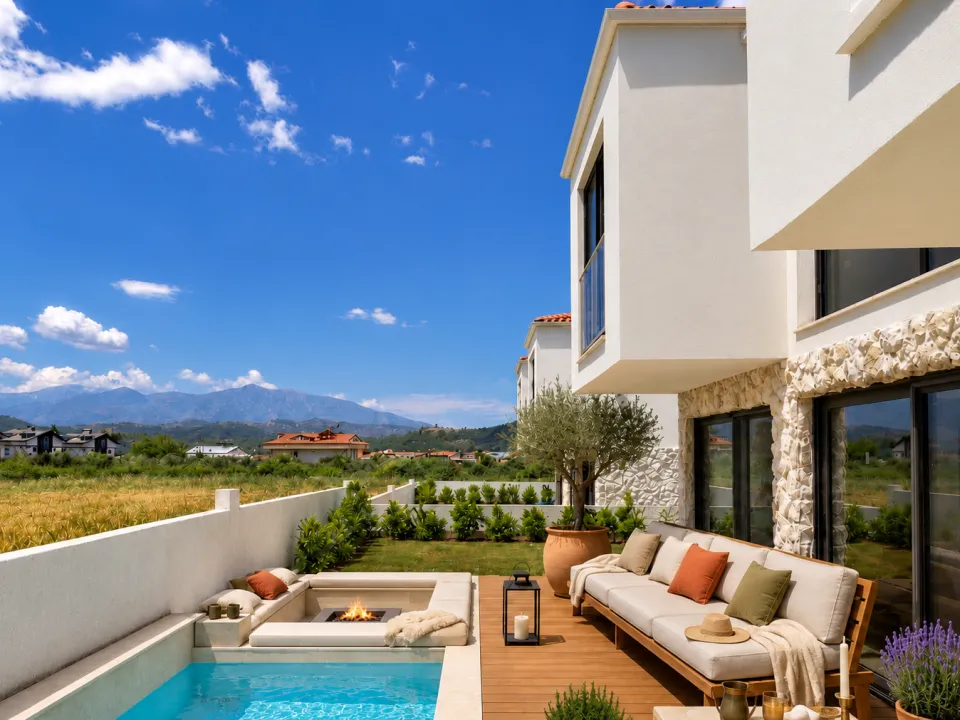 Corner Plot, Brand-New 4+1 Villa with Occupancy Permit and Private Pool – Fethiye, Seydikemer